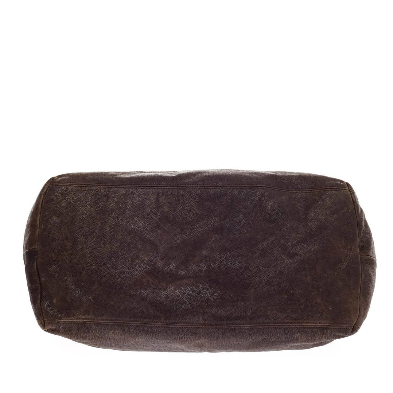 Chanel Coco Cabas CC Logo Distressed Caviar Extra Large 2