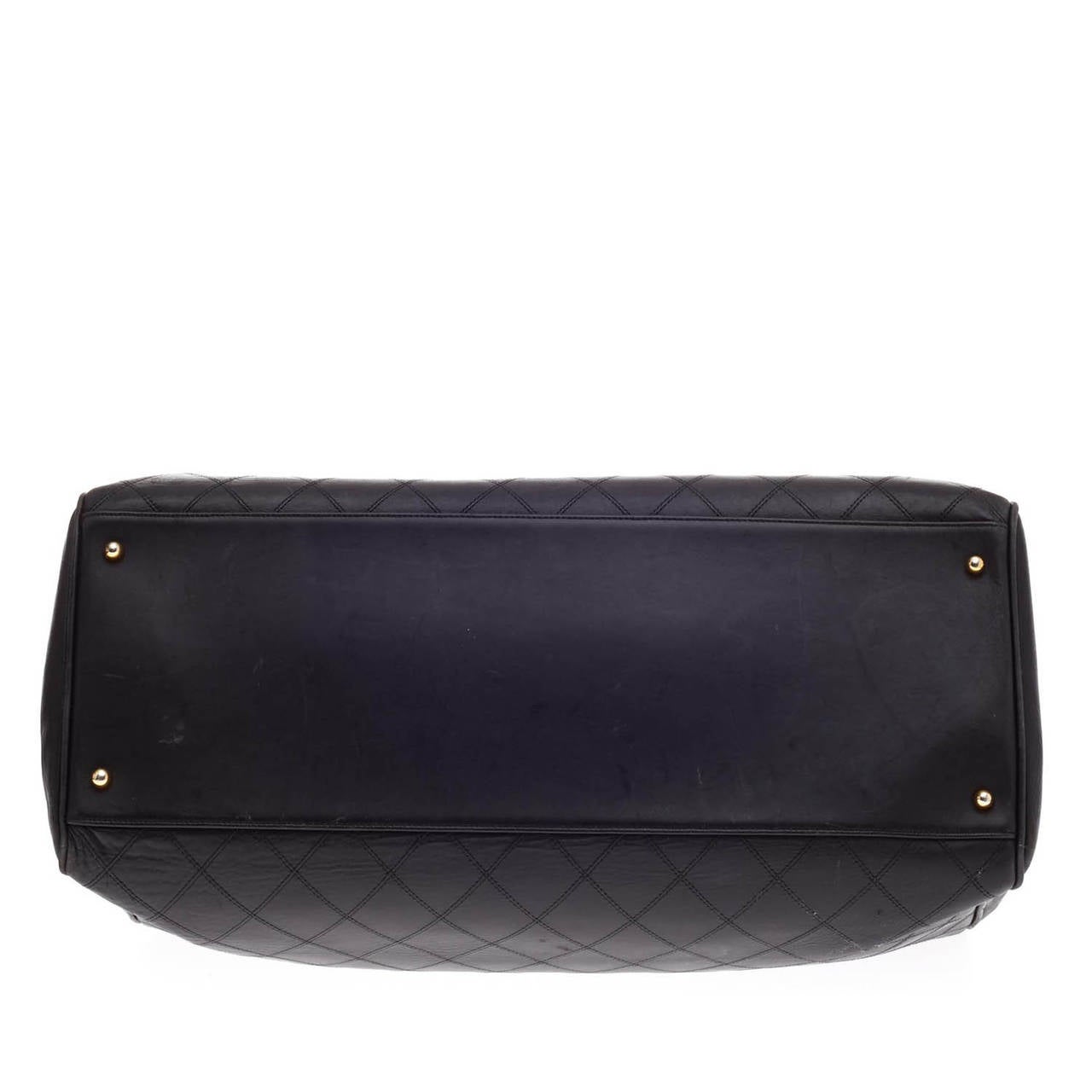 Chanel Supermodel Weekender Quilted Leather Jumbo 1