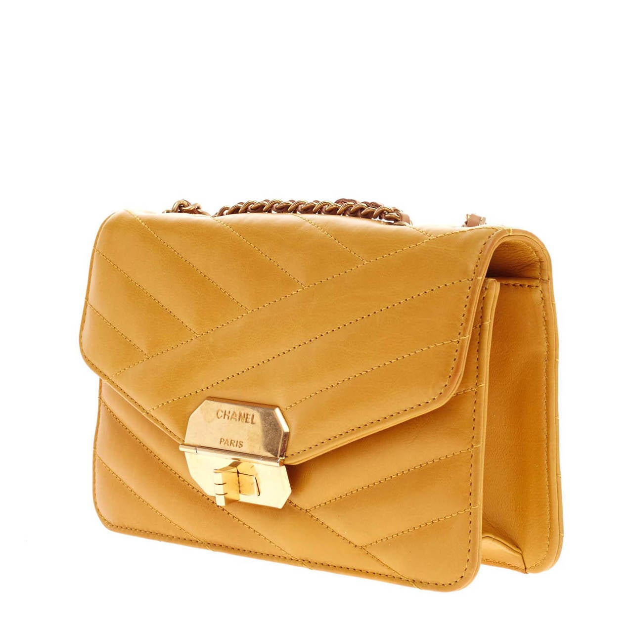 Chanel Gabrielle Flap Chevron Small at 1stDibs