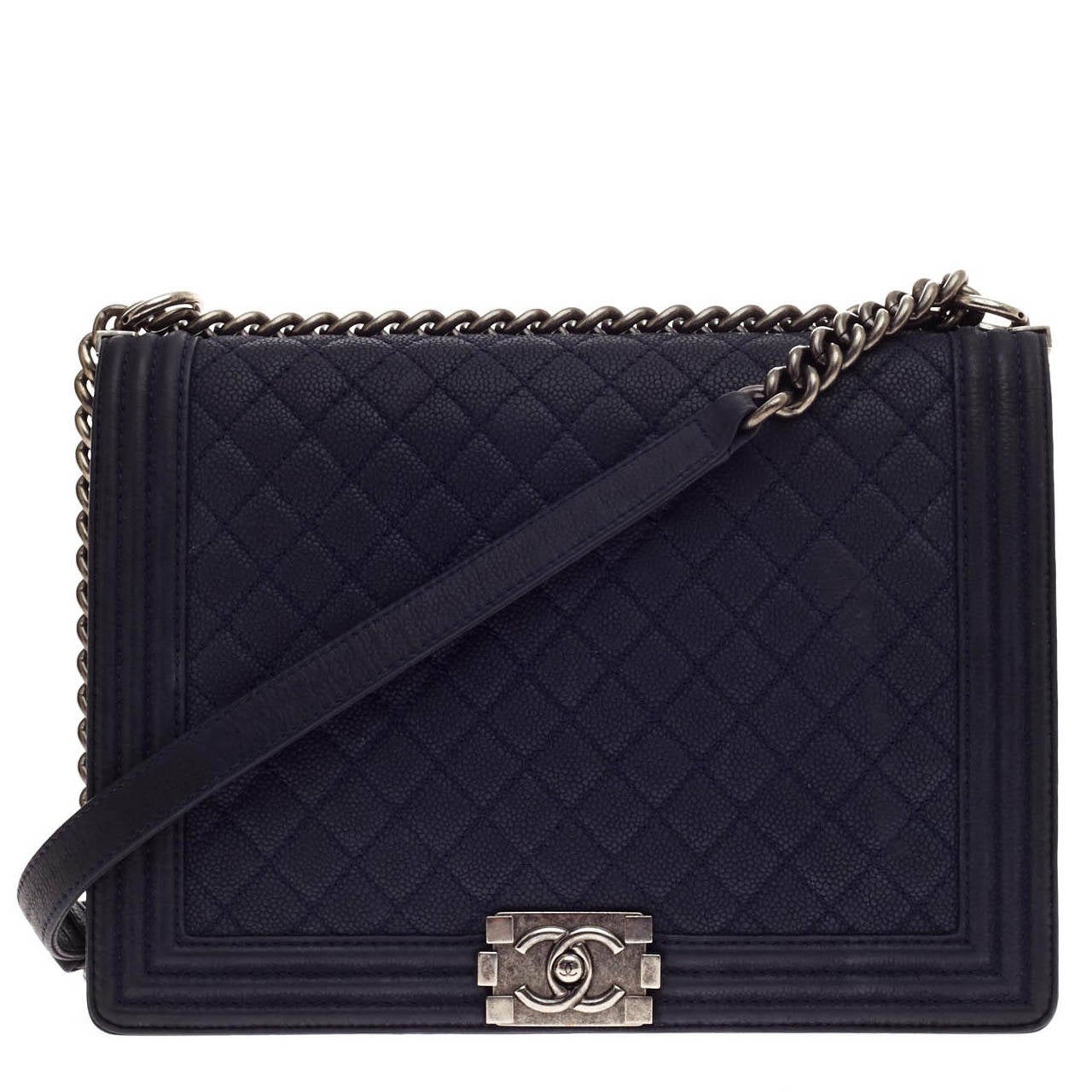 Chanel Boy Flap Matte Caviar Large at 1stDibs chanel boy large, chanel boy bag caviar, chanel
