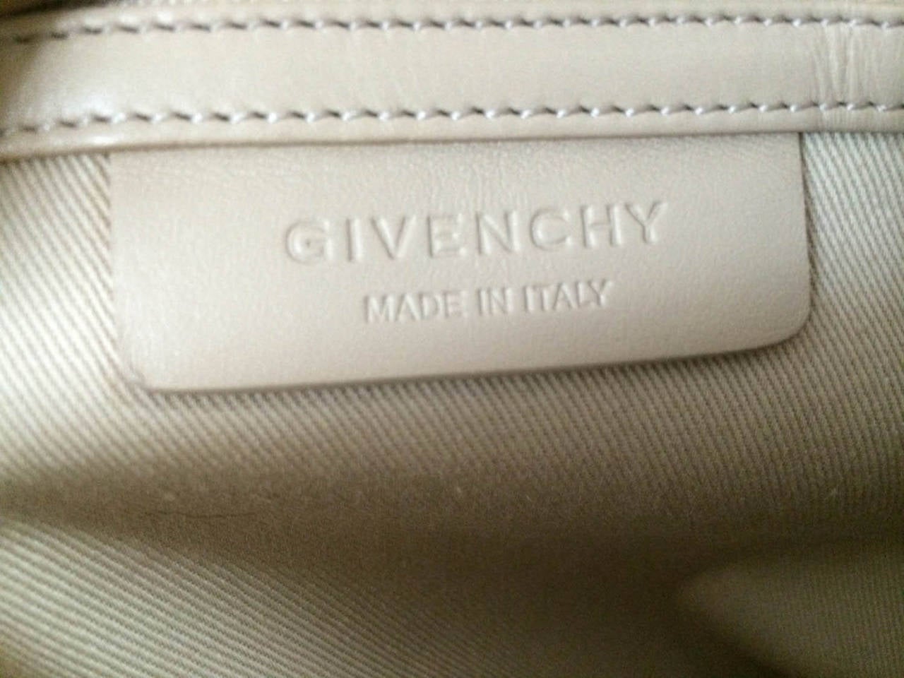 Givenchy Calfskin Medium Tri-color Antigona Beige Black White Handbag at  1stDibs