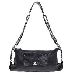 Chanel Pocket in the City Caviar Shoulder Bag