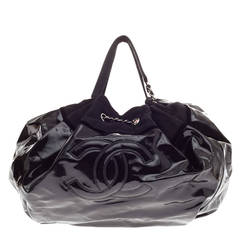 Chanel Stretch Spirit Cabas Patent Vinyl Large