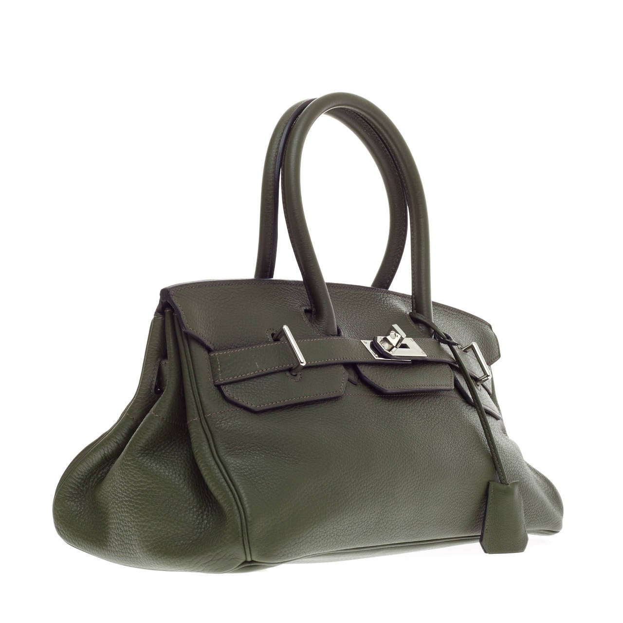 Hermes Birkin JPG Vert Olive Clemence with Palladium Hardware 42 ...  