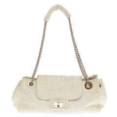 Chanel Accordion Flap Perforated Leather Classic