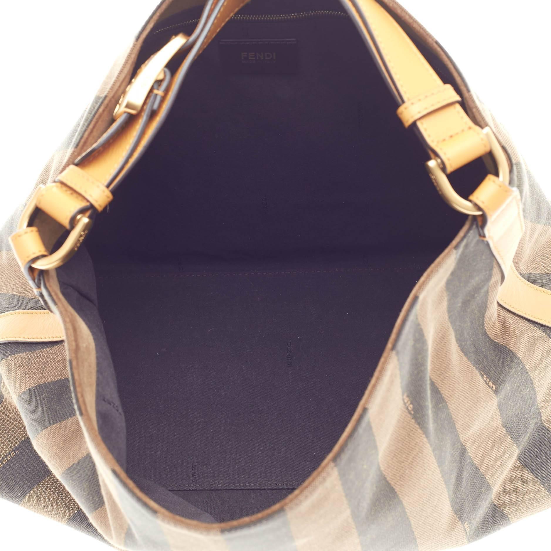 Fendi Pequin Hobo Canvas 1