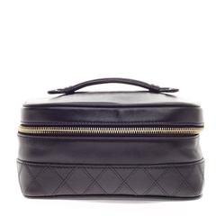 Chanel Cosmetic Case Quilted Lambskin