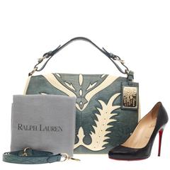 Ralph Lauren Collection Cowboy Saddle Bag Lizard