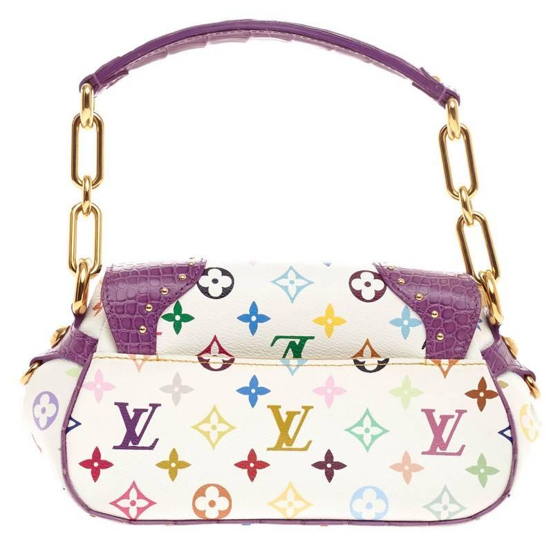 da uomo o donna Louis Vuitton Monogram Multicolore e Coccodrillo