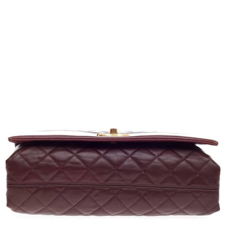 Chanel Soft Elegance Flap Bag Distressed Calfskin Jumbo 1