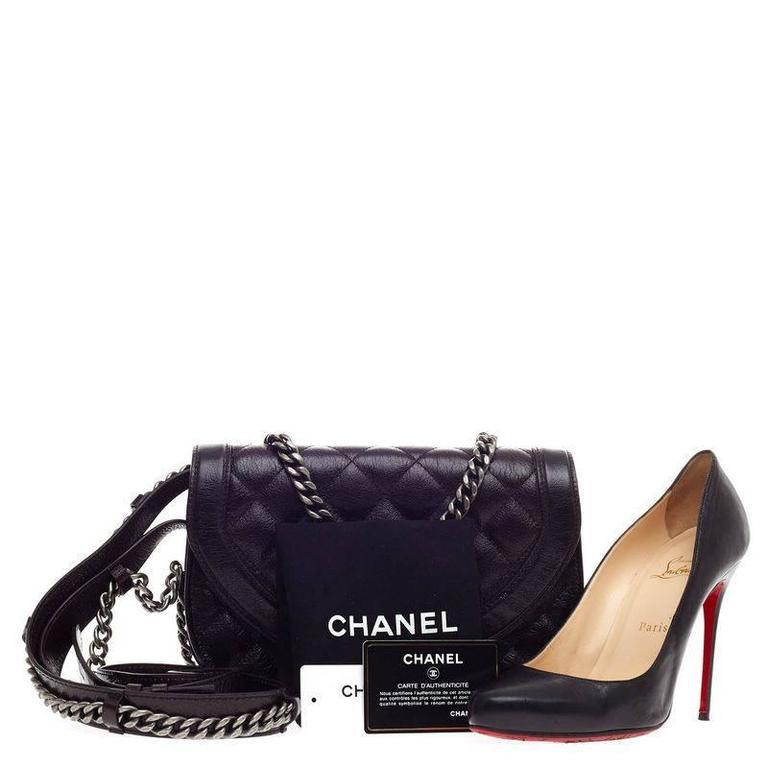 Chanel Saddle Bag Aged Calfskin at 1stDibs saddle bag chanel, chanel