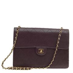 Chanel Vintage Square Classic Single Flap Caviar Jumbo