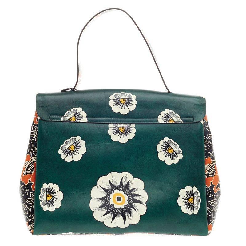 valentino leather floral