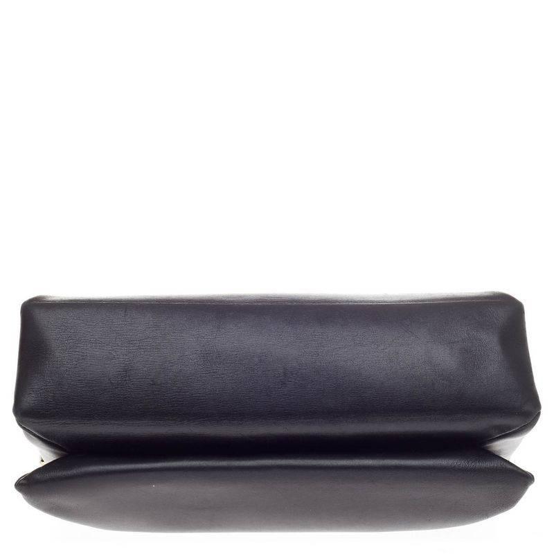 celine blade shoulder bag leather
