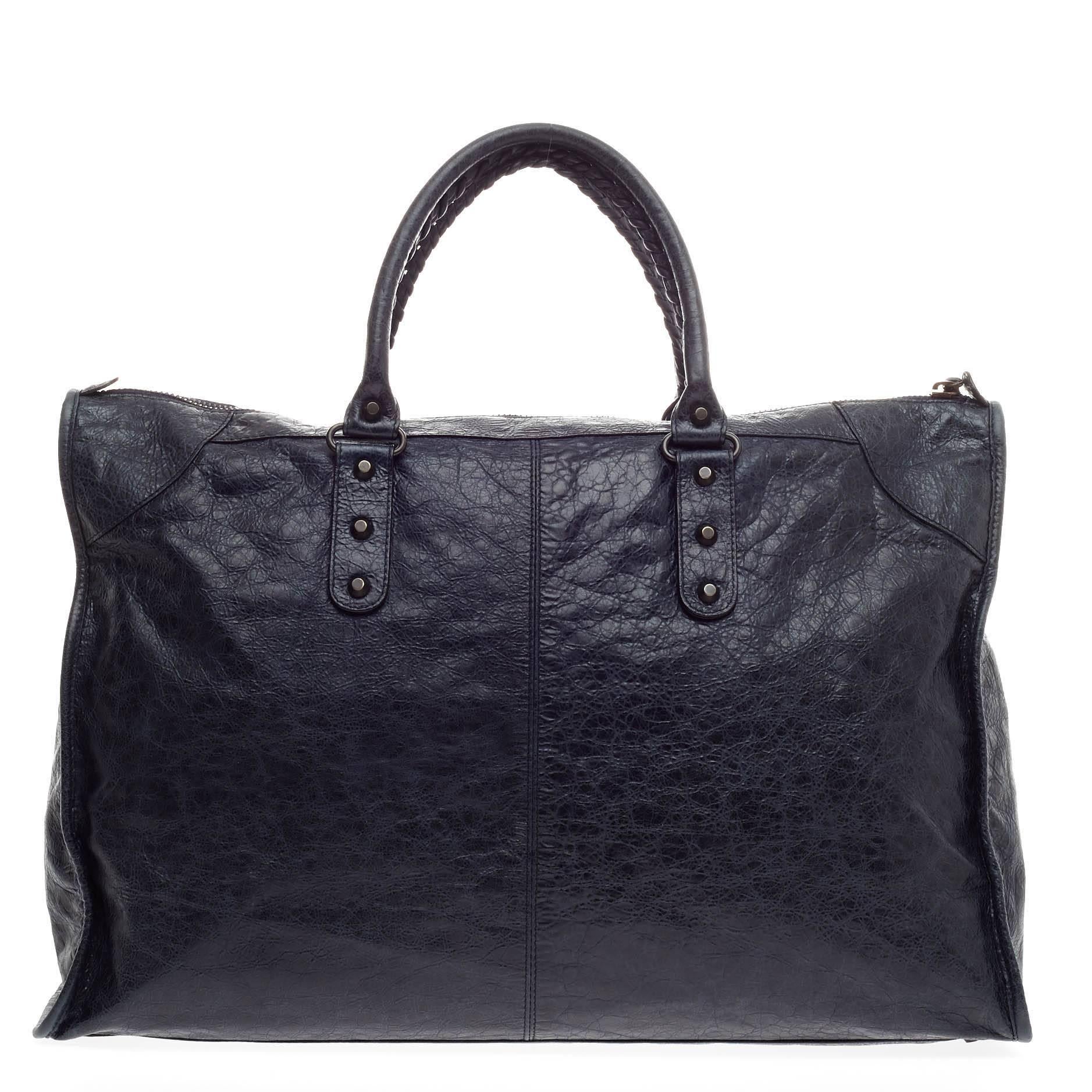 Balenciaga Weekender Classic Studs Leder für Damen oder Herren