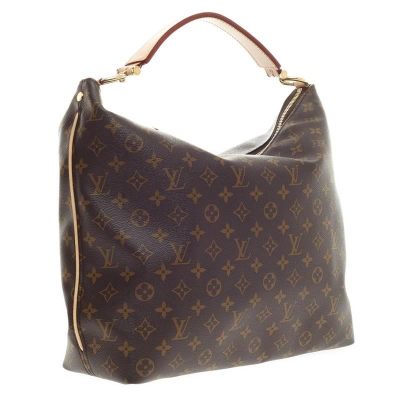 Louis Vuitton Sully Monogram Canvas MM In Good Condition In NY, NY