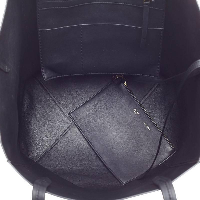 replica celine phantom bag - Celine Bicolor Phantom Cabas Tote Nubuck and Leather Medium at 1stdibs