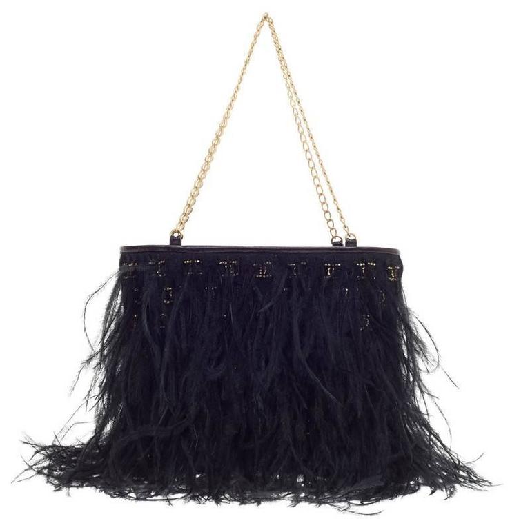 Chanel feather bag hot sale