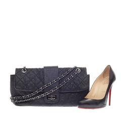 Chanel Mademoiselle Top Flap Quilted Caviar Jumbo