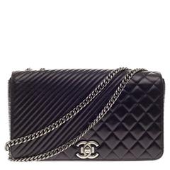 Chanel Coco Boy Flap Quilted Lambskin Large