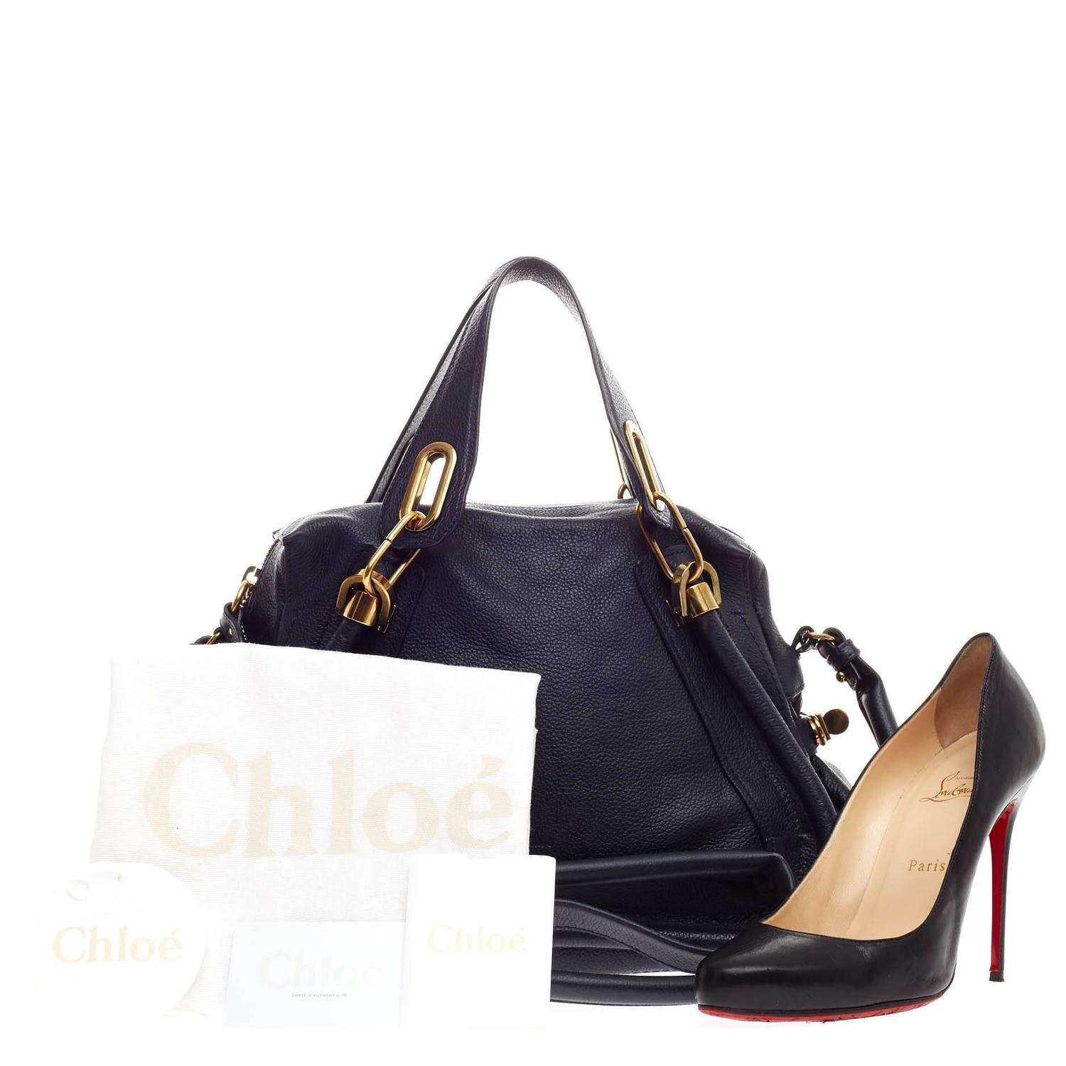 Chloe Paraty Top Handle Bag Leather Medium at 1stdibs