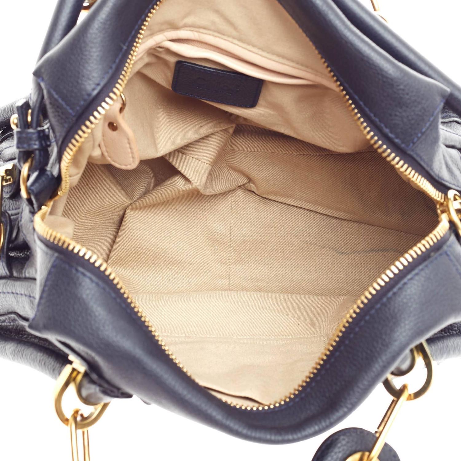 clohe bags - Chloe Paraty Top Handle Bag Leather Medium at 1stdibs