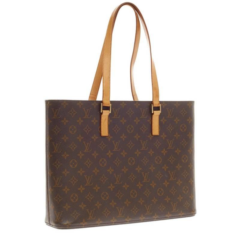 Louis Vuitton Luco Tote Monogram Canvas In Good Condition In NY, NY