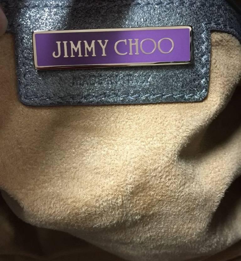 Jimmy Choo Riki Hobo Perforated Suede 3