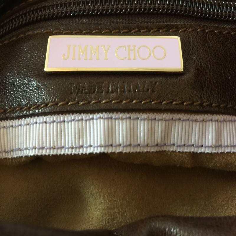 Women's Jimmy Choo Tatum Fringe Shoulder Bag Leather Large