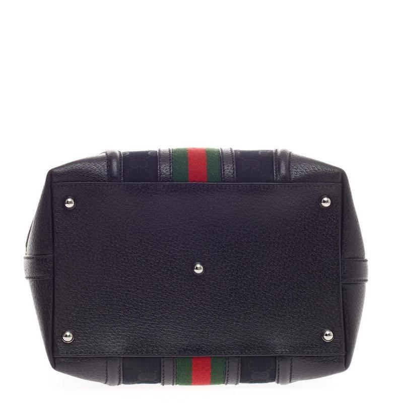 Gucci Treasure Boston GG Segeltuch klein 1