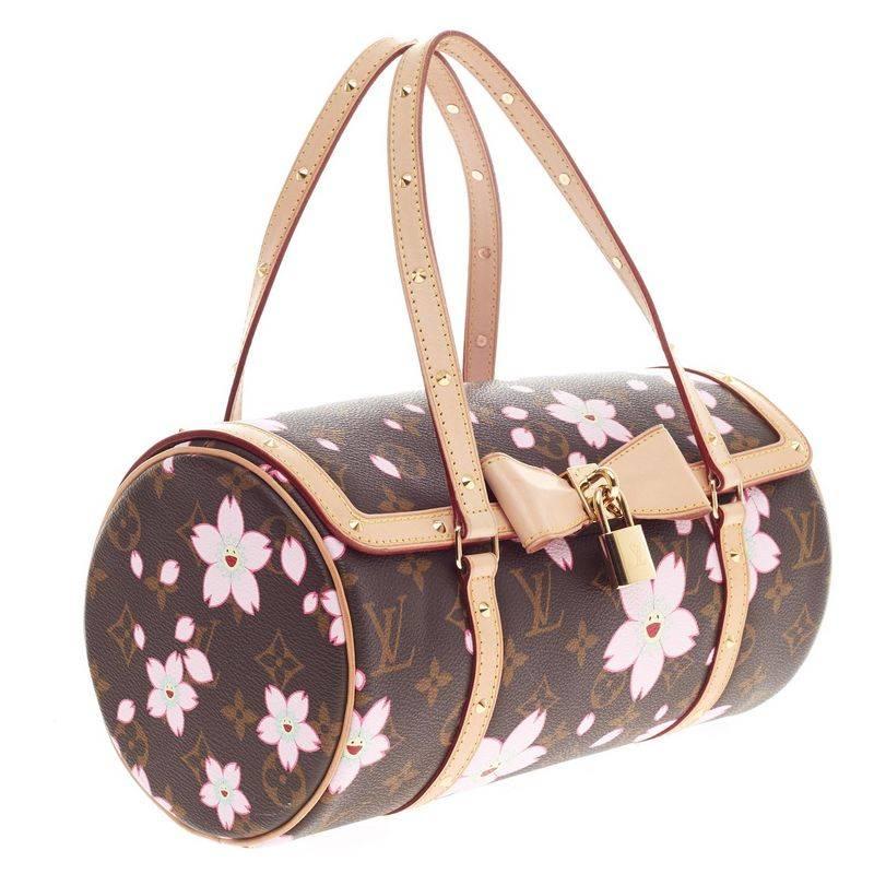 Louis Vuitton Papillon Limited Edition Cherry Blossom In Good Condition In NY, NY