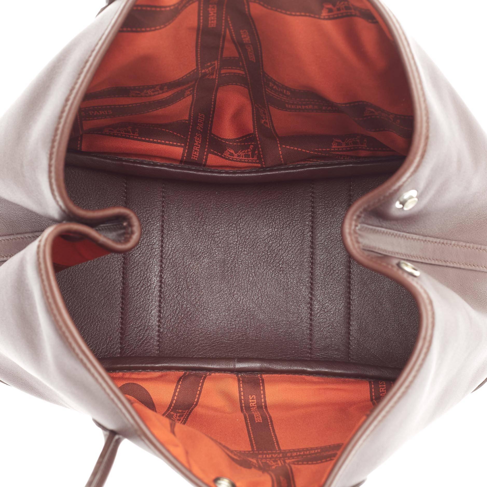 Hermes Bolduc Garten Party Tote Leder TPM 1