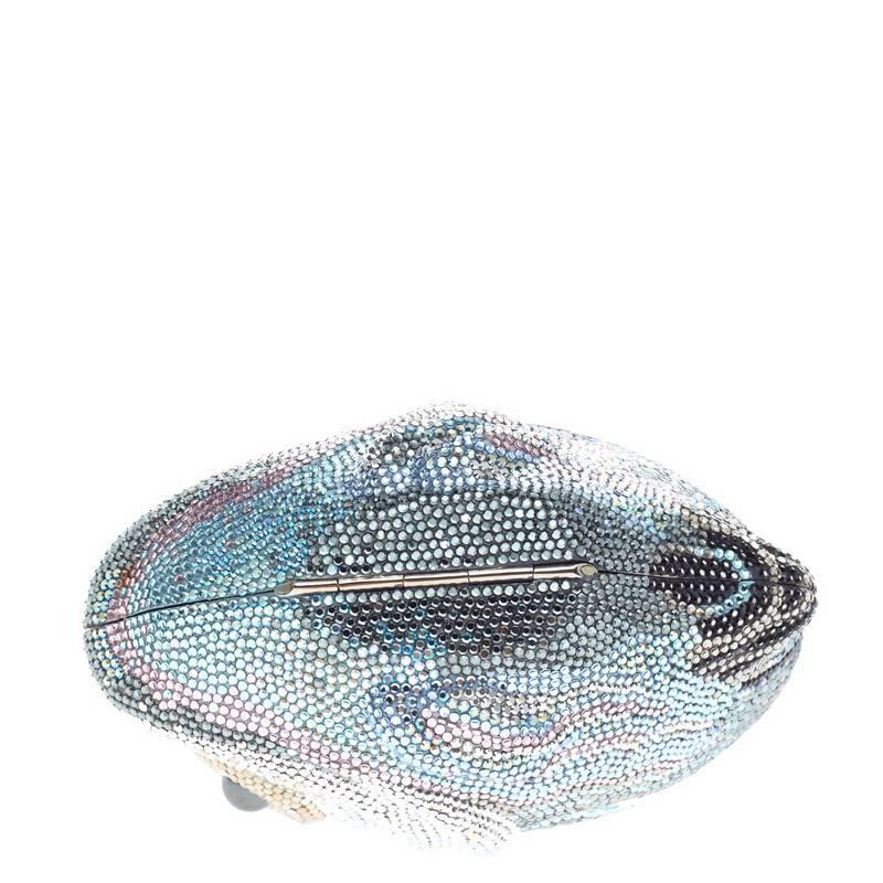 Judith Leiber Fish Minaudiere Crystal Small 2