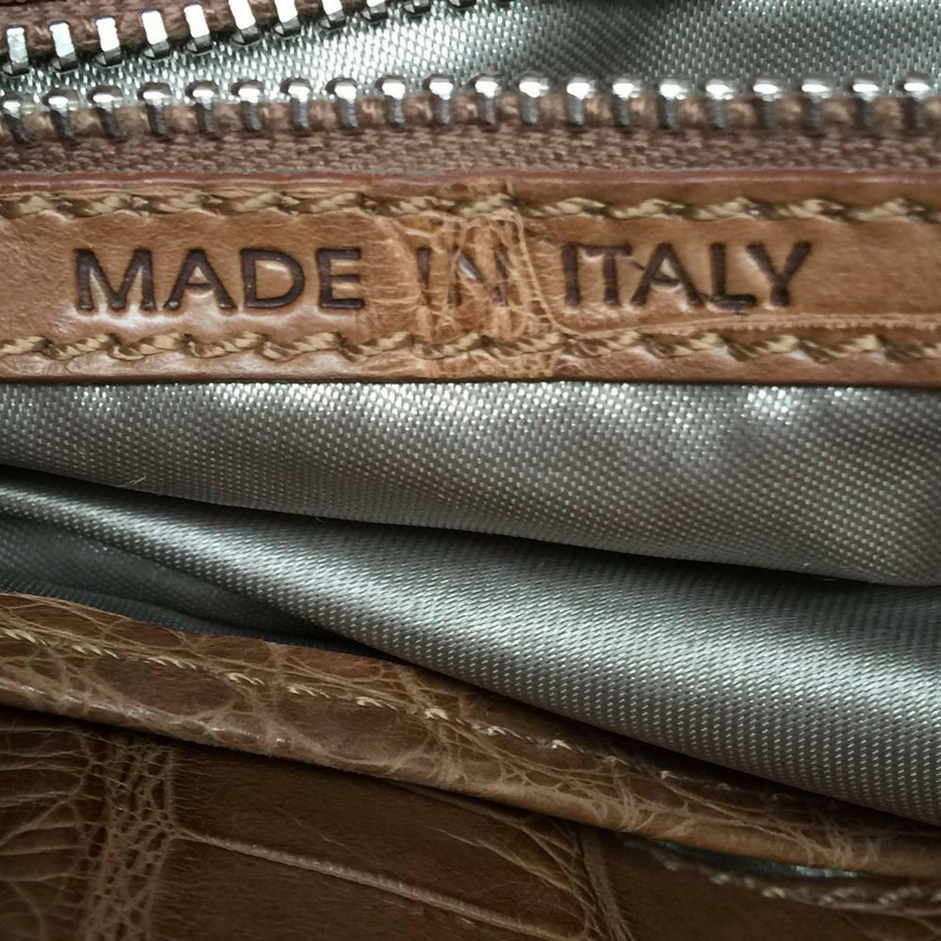 Tod's G-Bag Sacca Tote Alligator XL In Good Condition In NY, NY