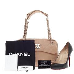 Chanel CC Flap Pocket Camera Case Quilted Lambskin Medium