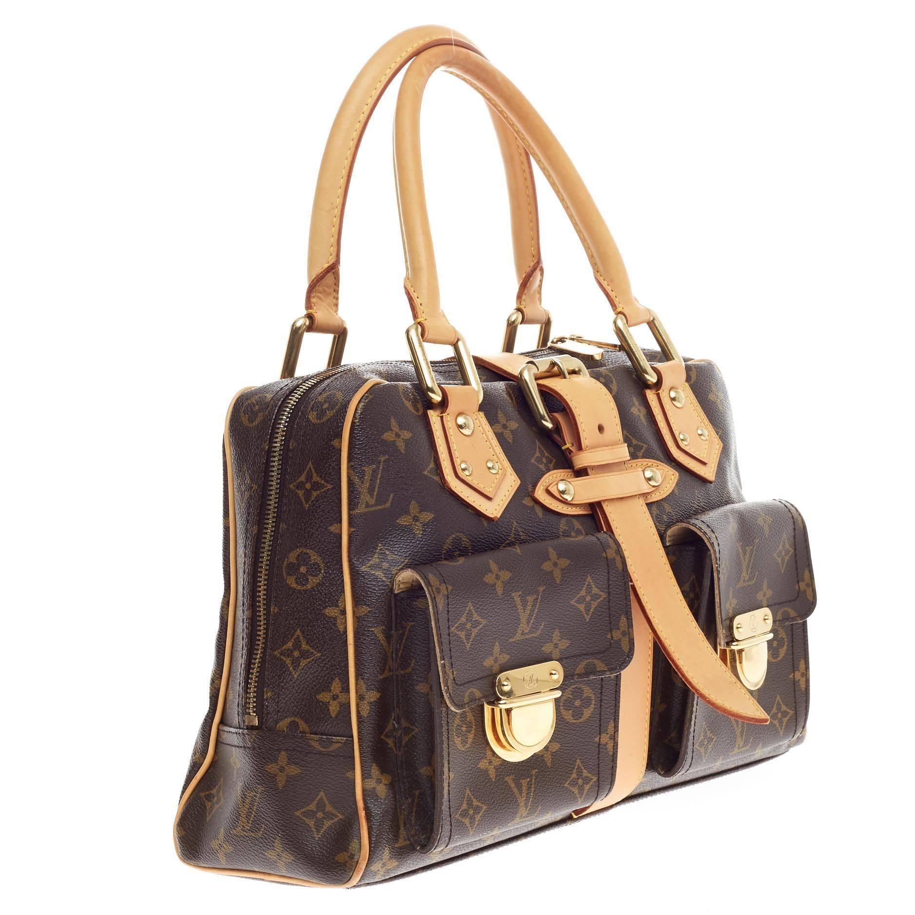 Louis Vuitton Manhattan Monogram Canvas GM In Good Condition In NY, NY