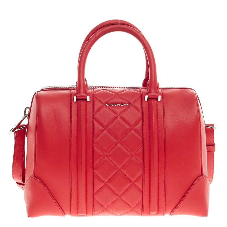 Givenchy Lucrezia Duffle Bag Quilted Leather Medium at 1stDibs ...
