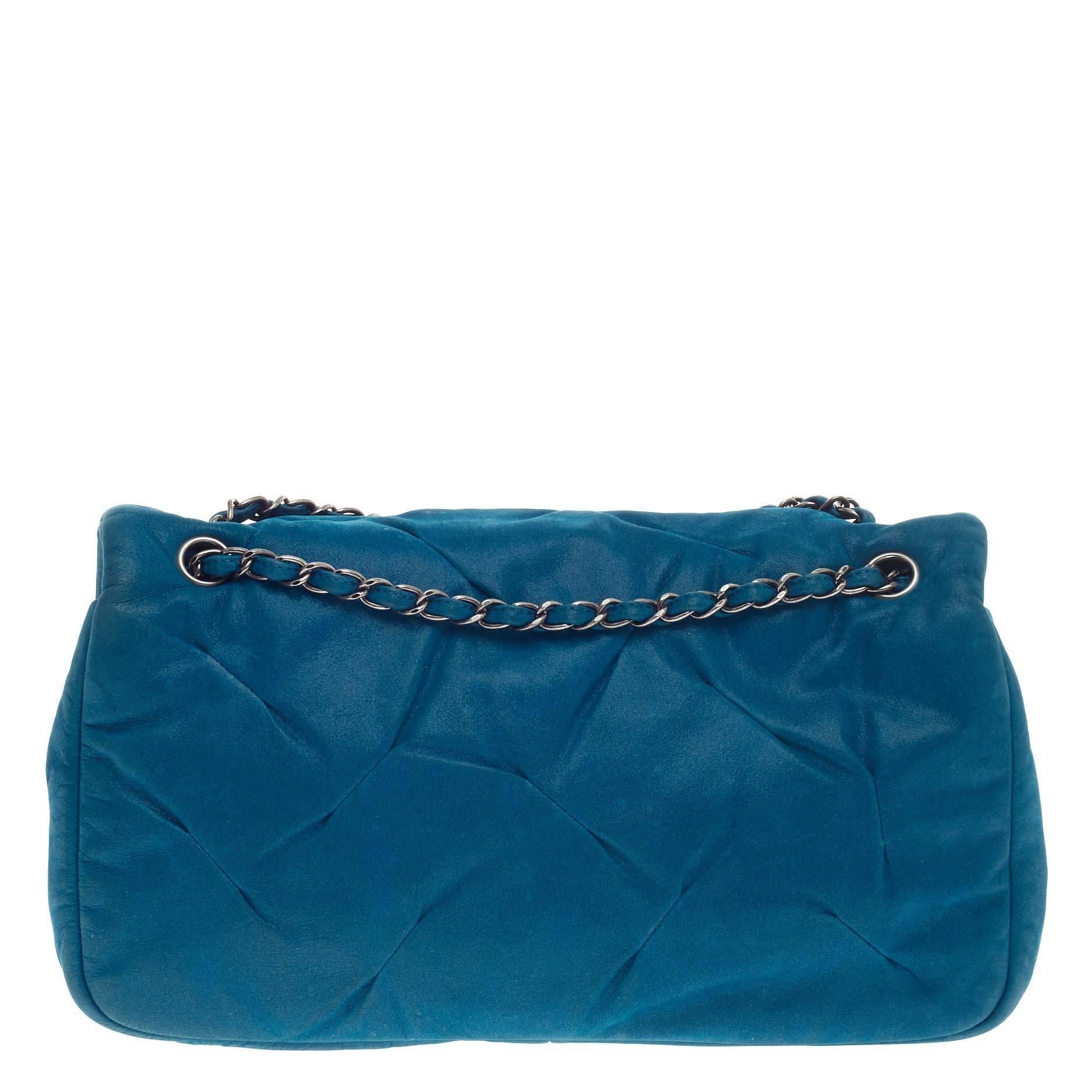 Chanel Glint Flap Bag Iridescent Calfskin East West 1