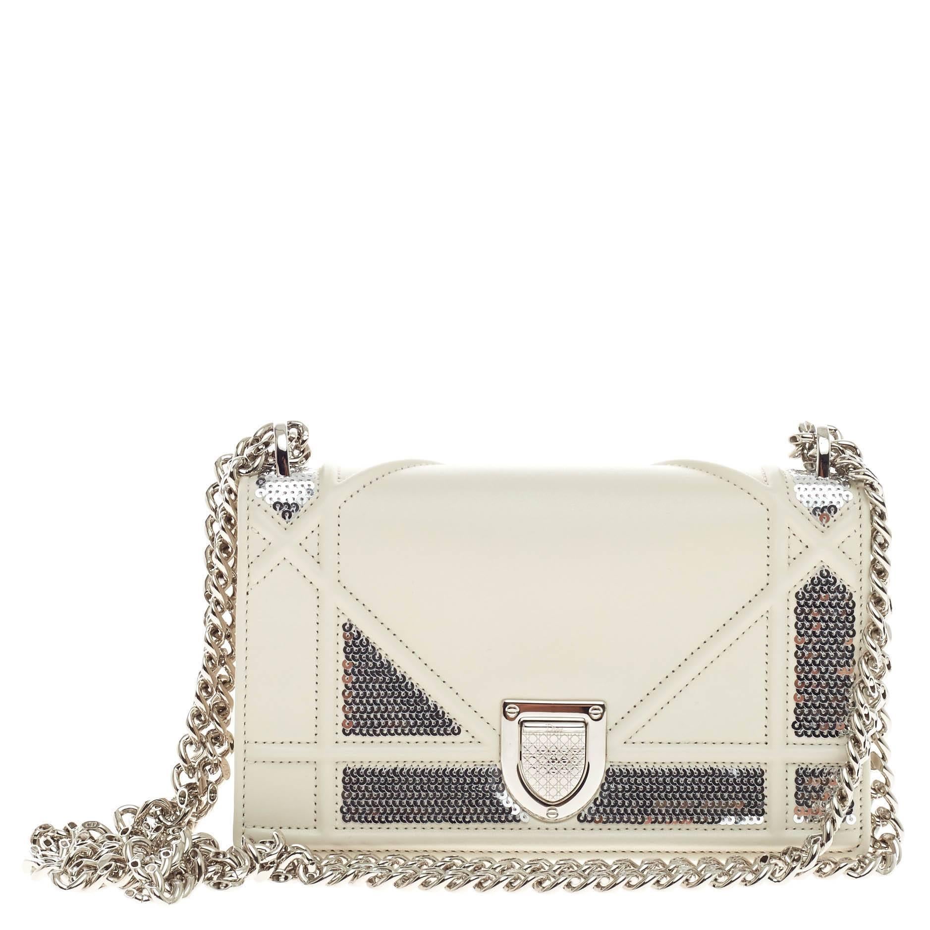 dior sequin bag