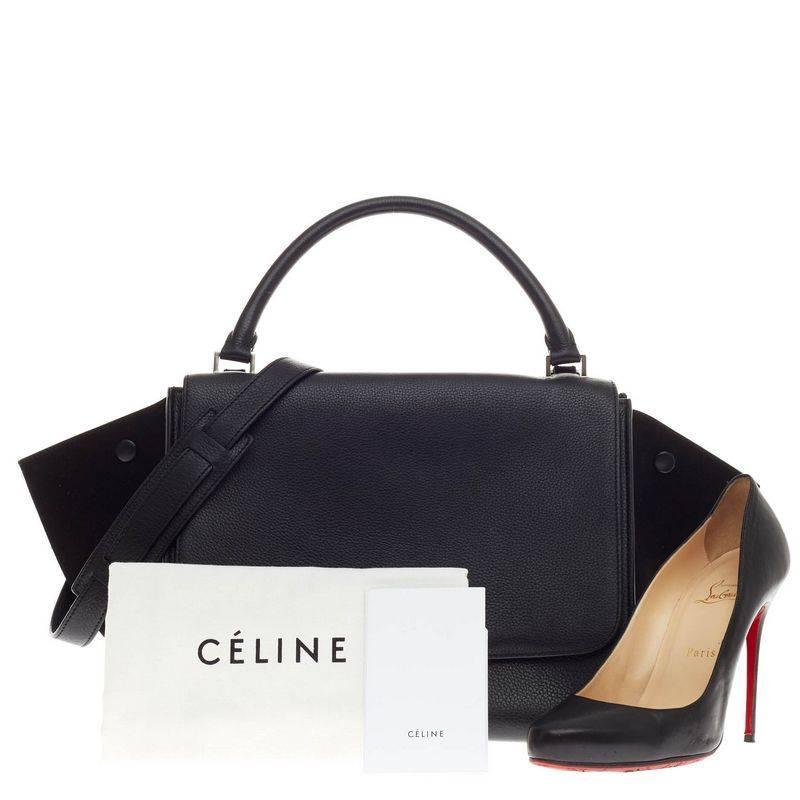 Celine Trapeze Leather Medium at 1stdibs  
