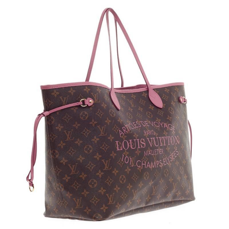 Louis Vuitton Neverfull Limited Edition Ikat Monogram Canvas GM In Good Condition In NY, NY