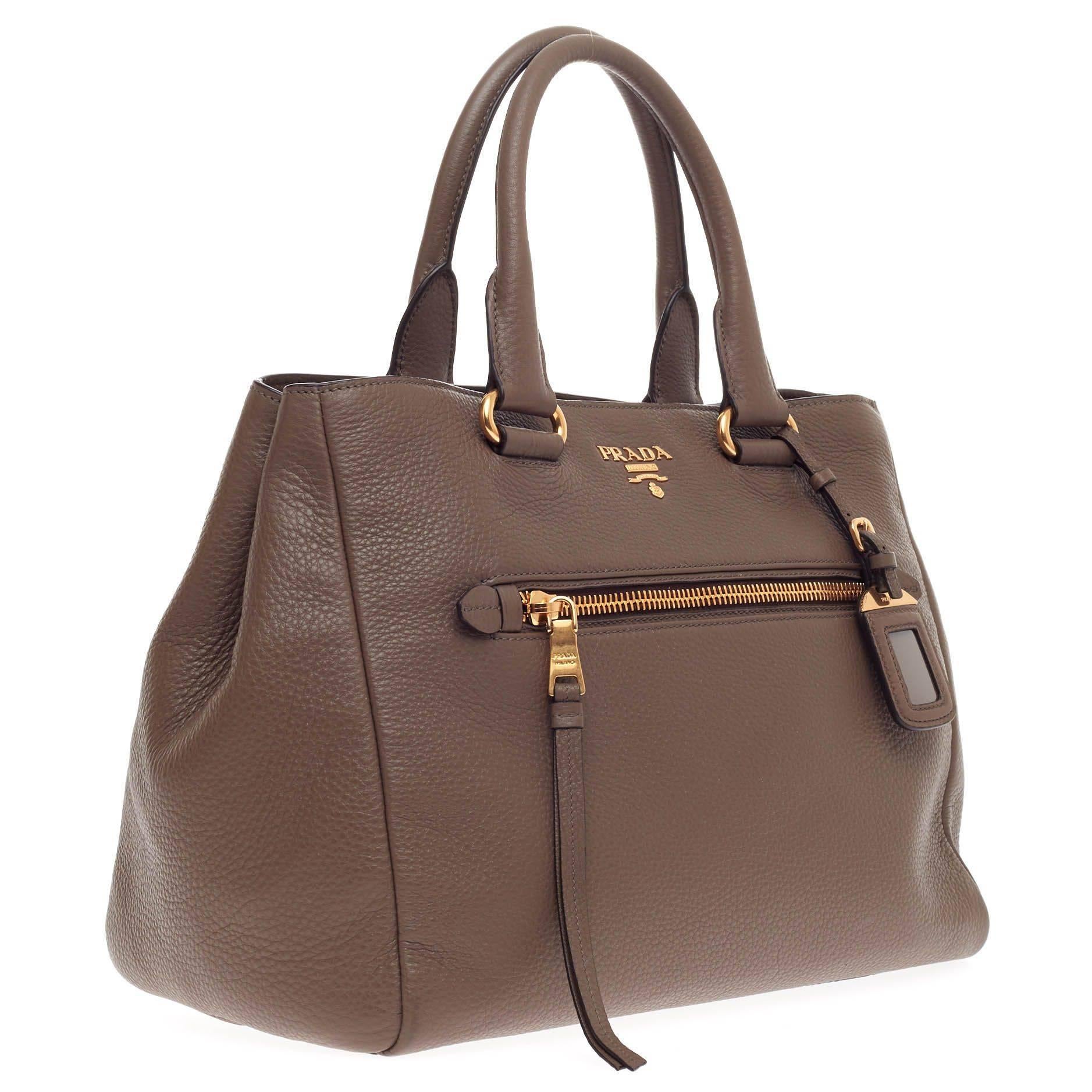 handbag with front pocket