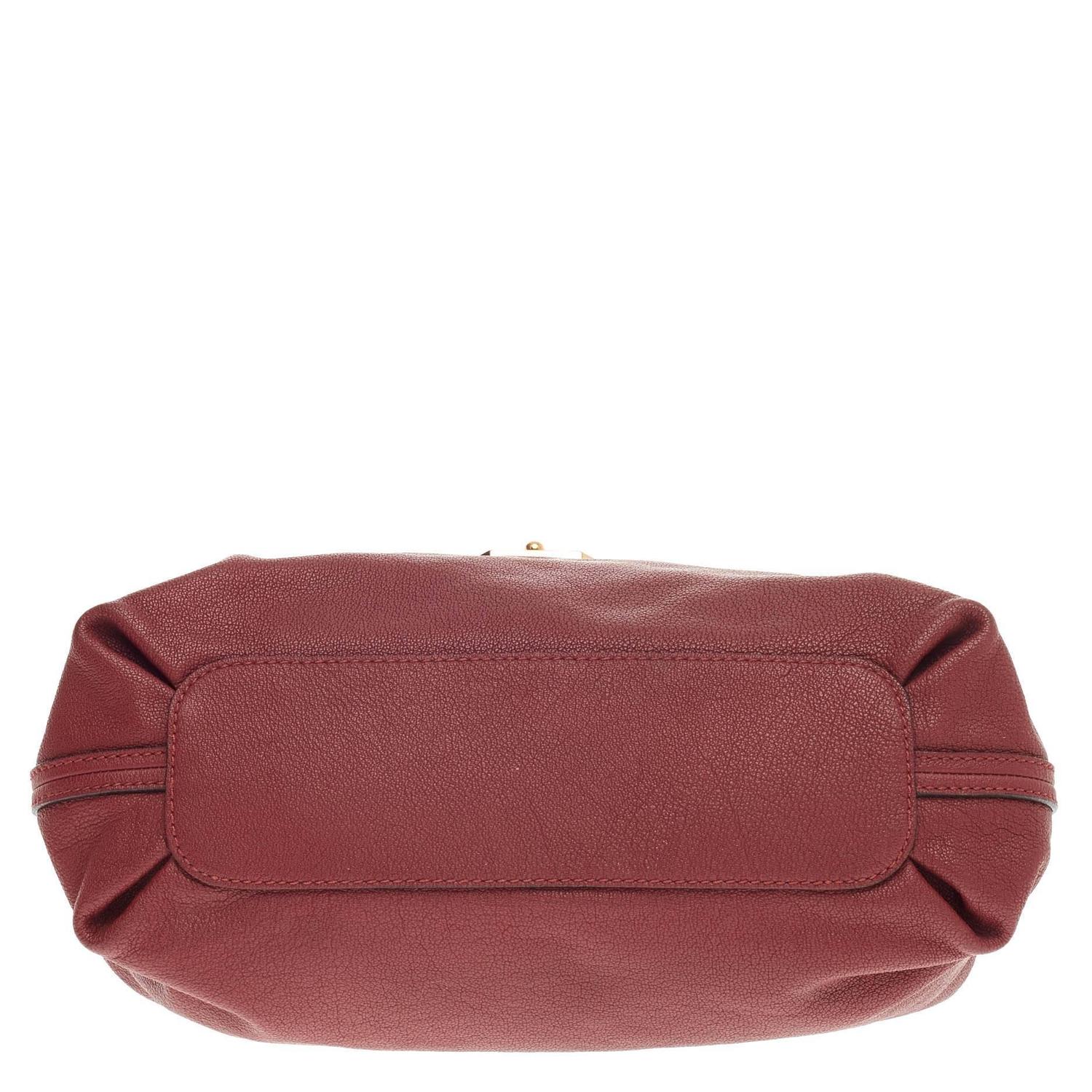 Chloe Elsie Convertible Satchel Leather Medium at 1stdibs  
