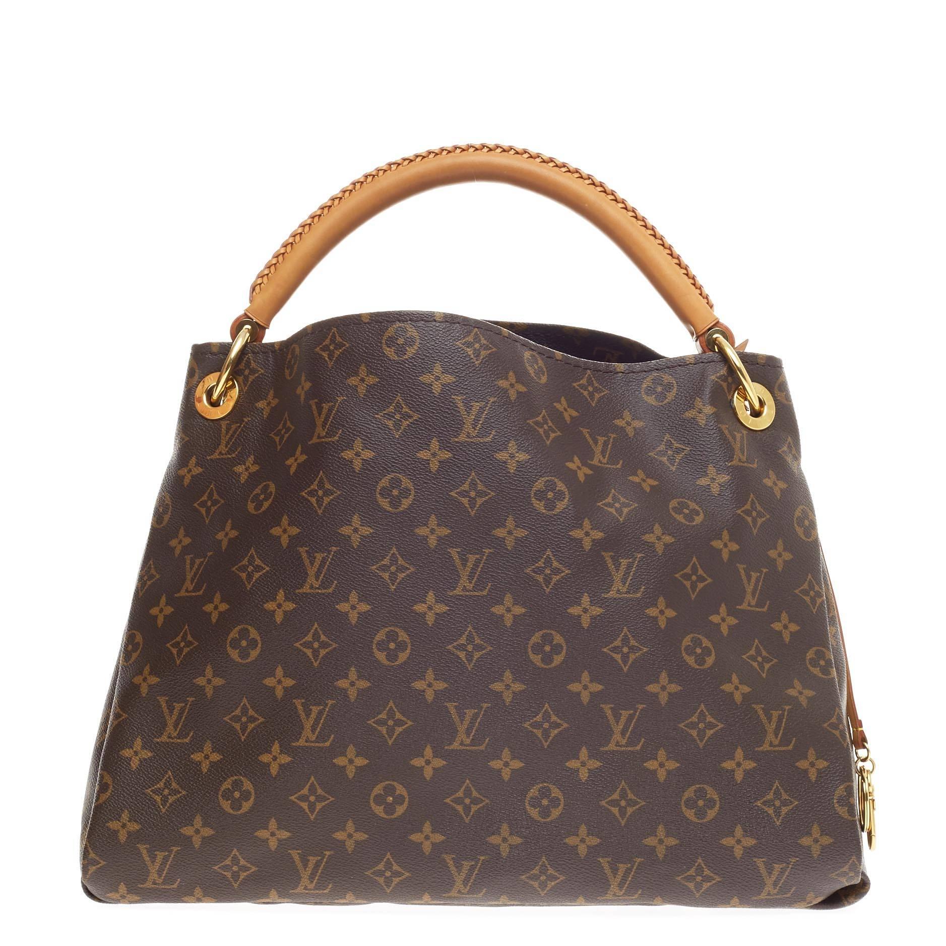 Louis Vuitton Kunstvolles Monogramm Leinwand MM im Zustand „Gut“ in NY, NY