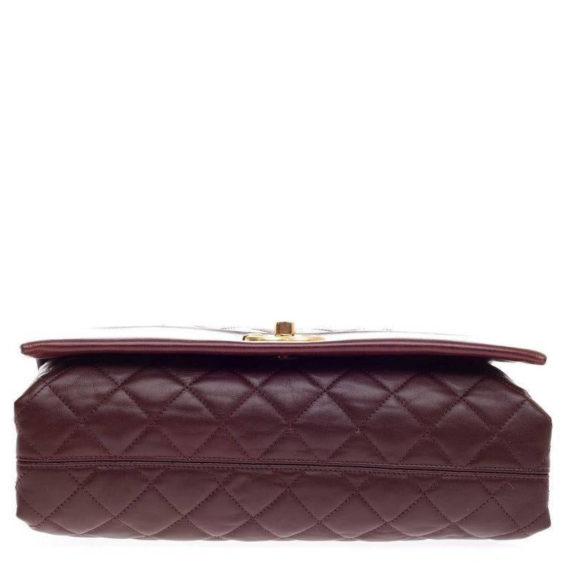 Chanel Soft Elegance Flap Bag Distressed Calfskin Jumbo 2