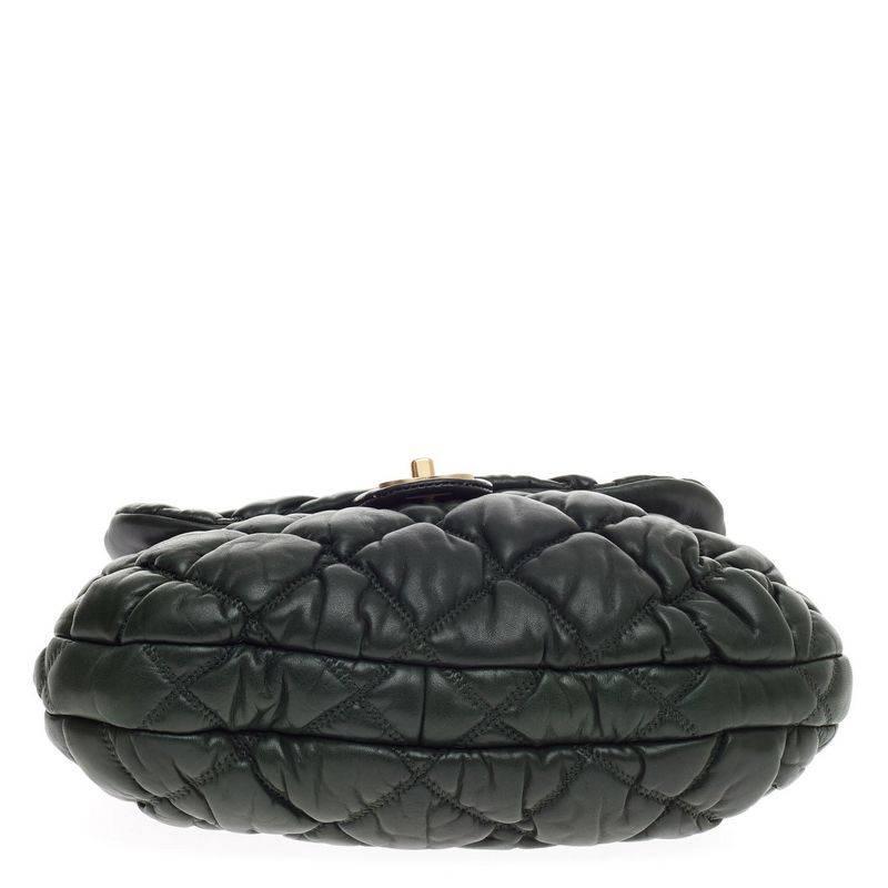Chanel Bubble Quilt Flap Bag Lambskin Medium 1