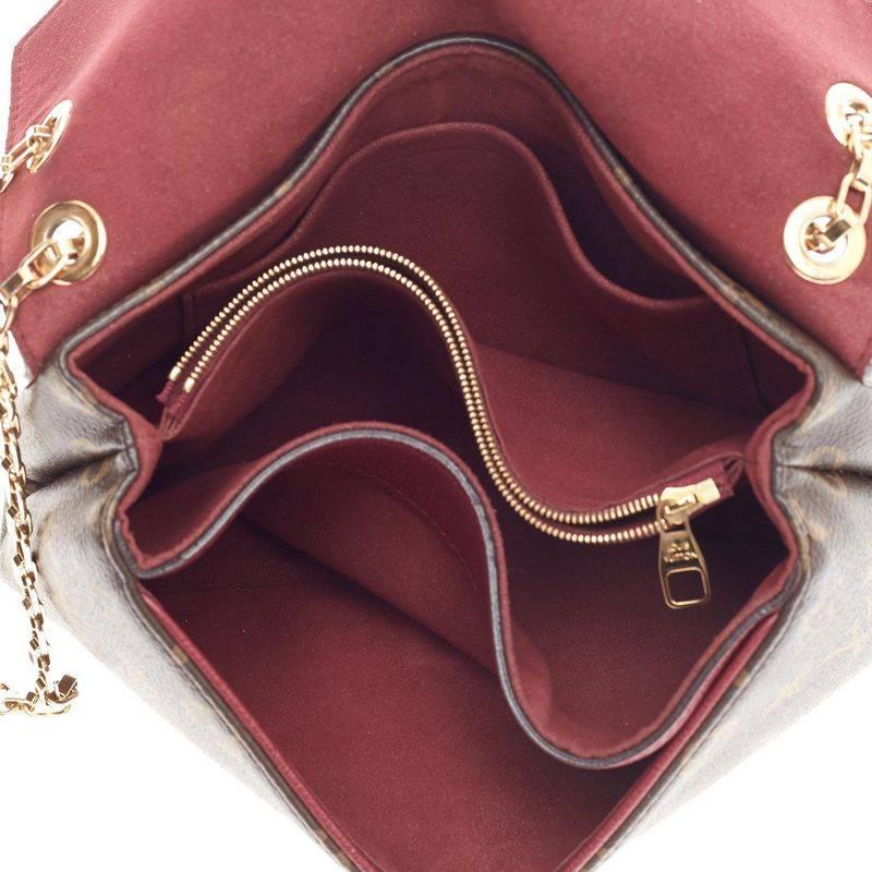 Louis Vuitton Pallas Chain Shoulder Bag Monogram Canvas and Calf Leather 1