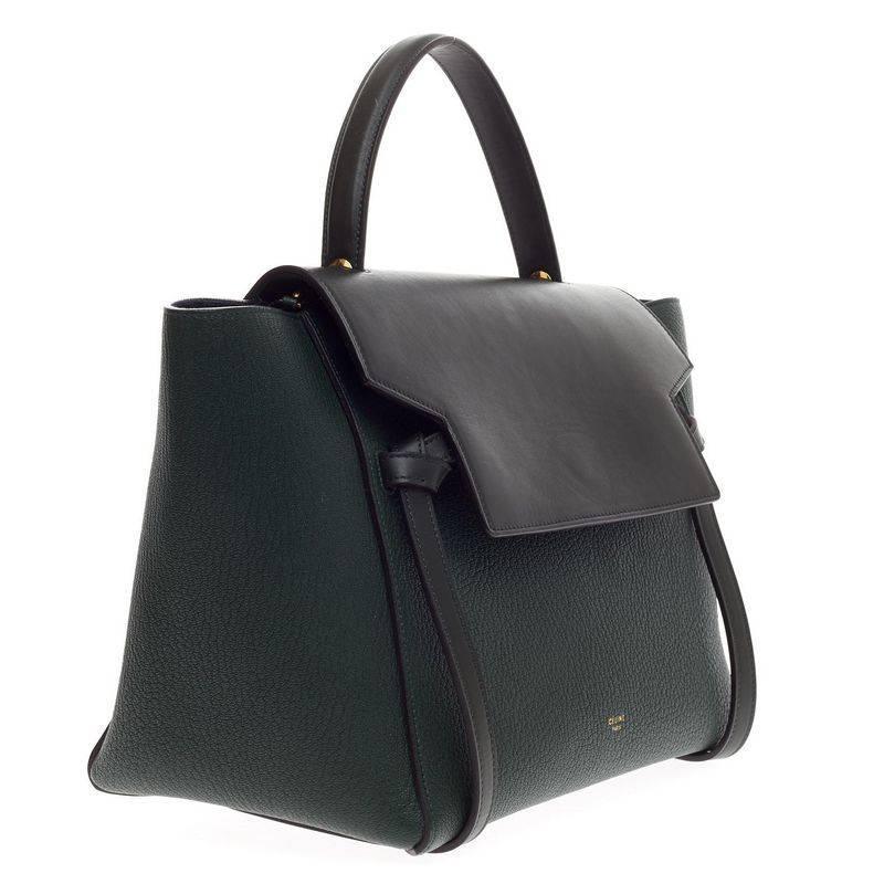 Celine Bicolor Belt Bag Leather Mini at 1stdibs