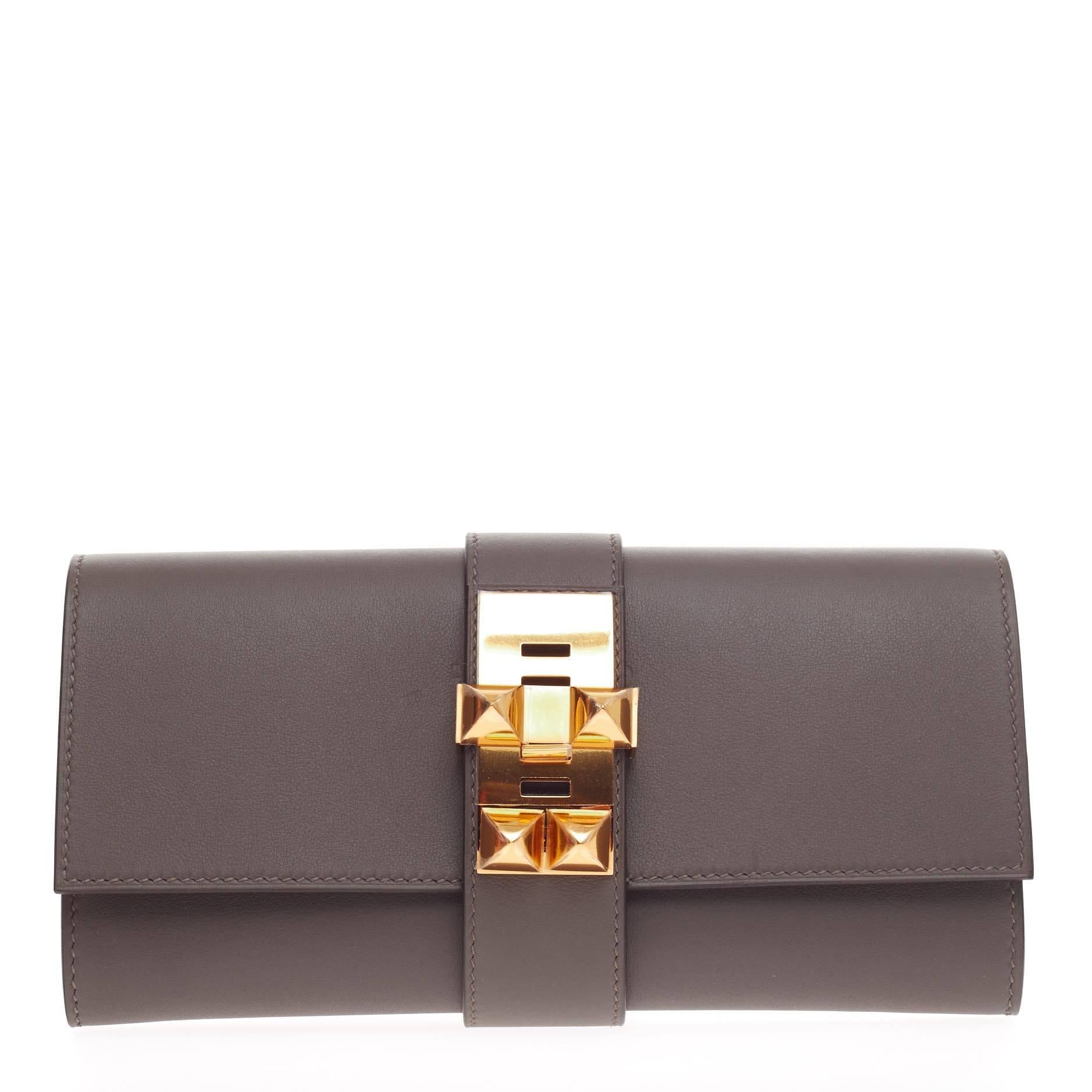 Hermes Medor Clutch Swift 23 In Good Condition In NY, NY