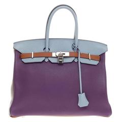 Hermes Birkin Arlequin Clemence 35